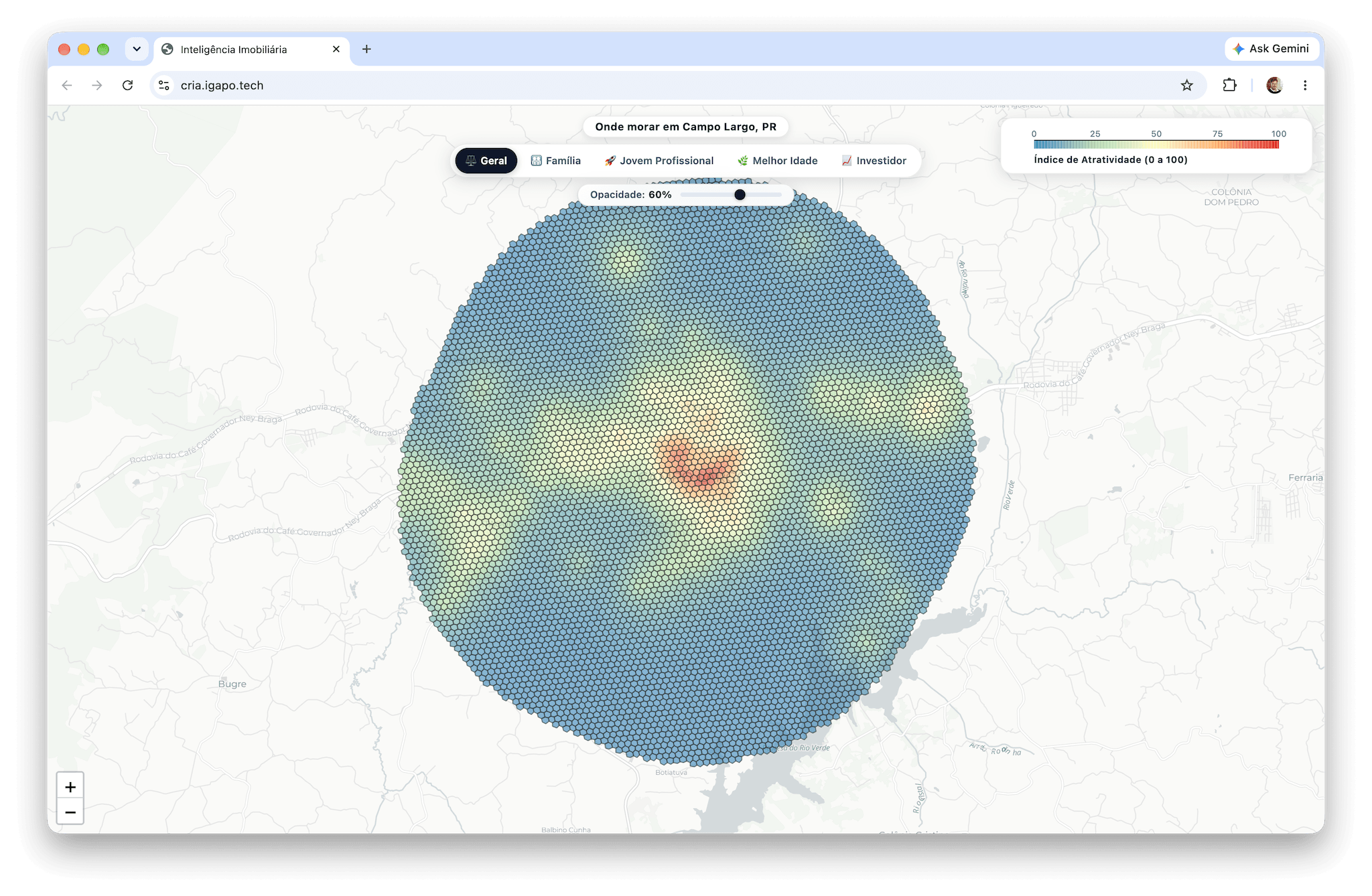 Protótipo Inteligência Espacial